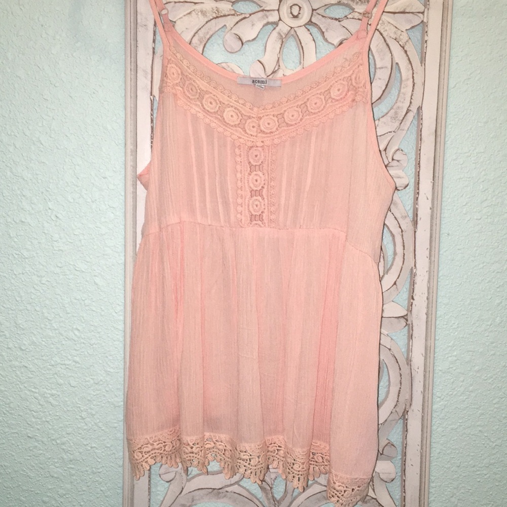 Summer lacy tank